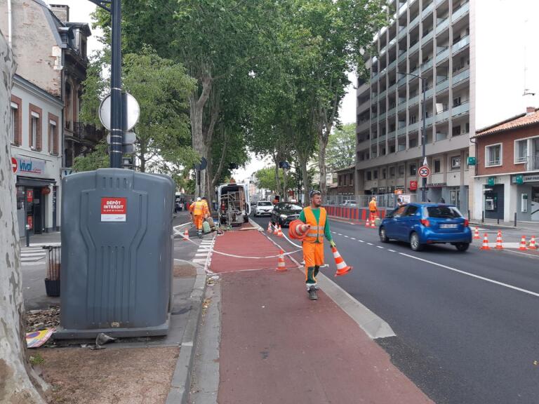 Réalisation du REV avenue de l'URSS à Toulouse - Crédit Robin PUCHACZEWSKI