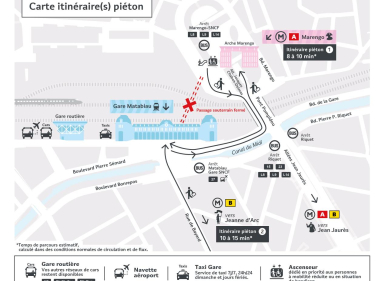 fermeture paso gare matabiau juin 2025