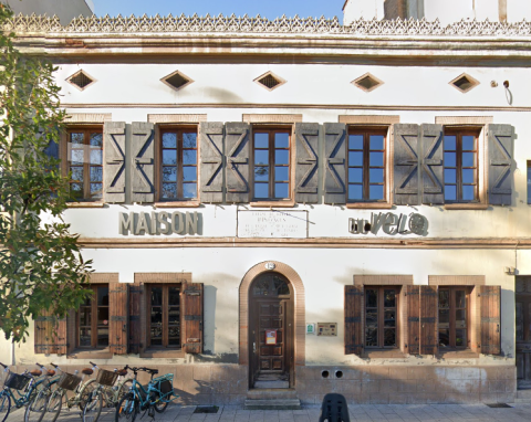 Façade de la maison du vélo