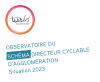 Page de garde du rapport de l'Observatoire du schéma directeur cyclable d'agglomération (situation 2023)